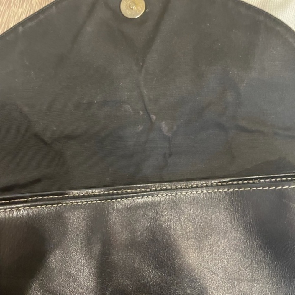 PRADA LEATHER BAG BLACK AND WHITE - Picture 6 of 16